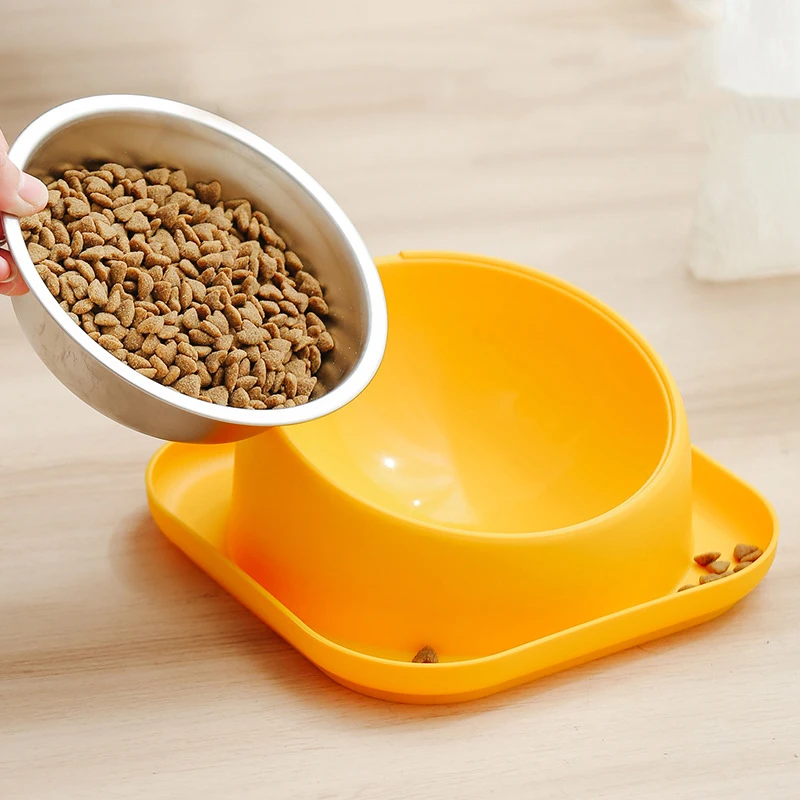Pet Bowl Cat Dog Stainless Steel Food Basin Oblique Mouth Anti-fall Drink Water Bowl Large Capacity Neck Protection Food Basin
Pet Bowl Cat Dog Stainless Steel Food Basin Oblique Mouth Anti-fall Drink Water Bowl Large Capacity Neck Protection Food Basin