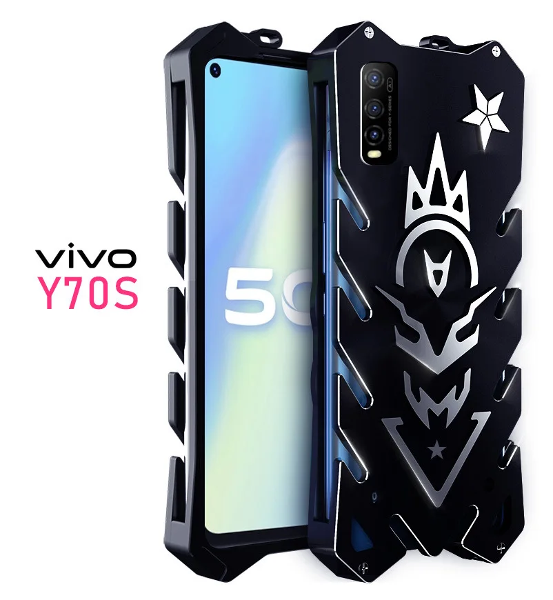 Zimon Aluminum Metal Body Phone Cover Fundas For Vivo Y70s Case Coque Back Cover Shockproof Phone Protective Shell
Zimon Aluminum Metal Body Phone Cover Fundas For Vivo Y70s Case Coque Back Cover Shockproof Phone Protective Shell
