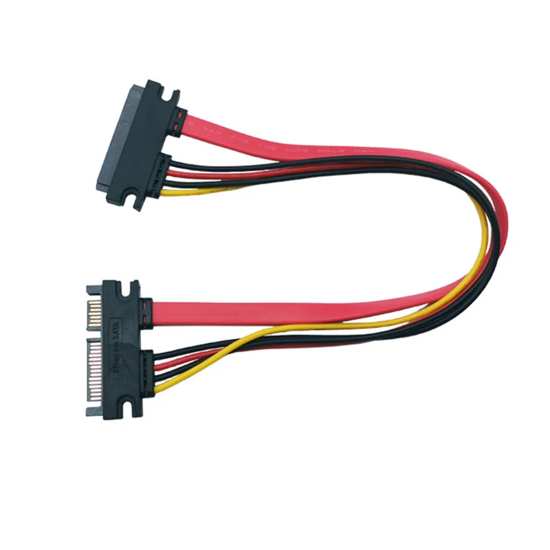 10/20/30cm Sata 22 Pin Male To Female Sata Extension Cable SATA 22 Pin Male To Female 7+15 Pin Sata Data Power Cable Hard Disk
10/20/30cm Sata 22 Pin Male To Female Sata Extension Cable SATA 22 Pin Male To Female 7+15 Pin Sata Data Power Cable Hard Disk