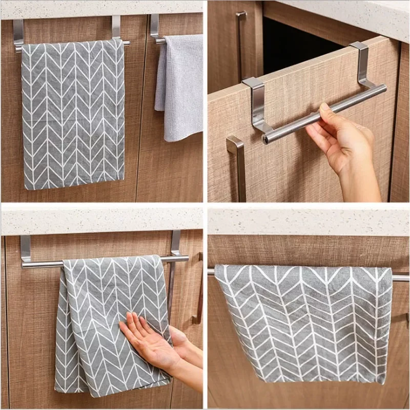 Rack Over Door Towel Bar Hanging Holder Stainless Steel Bathroom Kitchen Cabinet Towel Rag Rack Shelf Hanger 
Rack Over Door Towel Bar Hanging Holder Stainless Steel Bathroom Kitchen Cabinet Towel Rag Rack Shelf Hanger