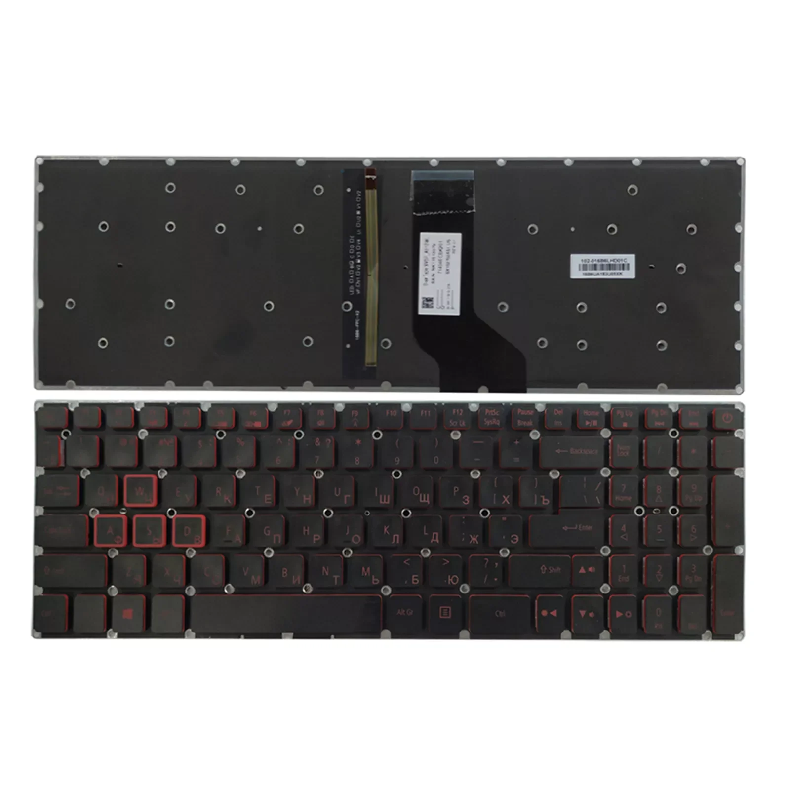 Laptop Russian Layout keyboard for Nitro AN515-51 AN515-52 AN515-53 AN515-42 N17C7 LG5P_A52BRL NKI151306A
Laptop Russian Layout keyboard for Nitro AN515-51 AN515-52 AN515-53 AN515-42 N17C7 LG5P_A52BRL NKI151306A