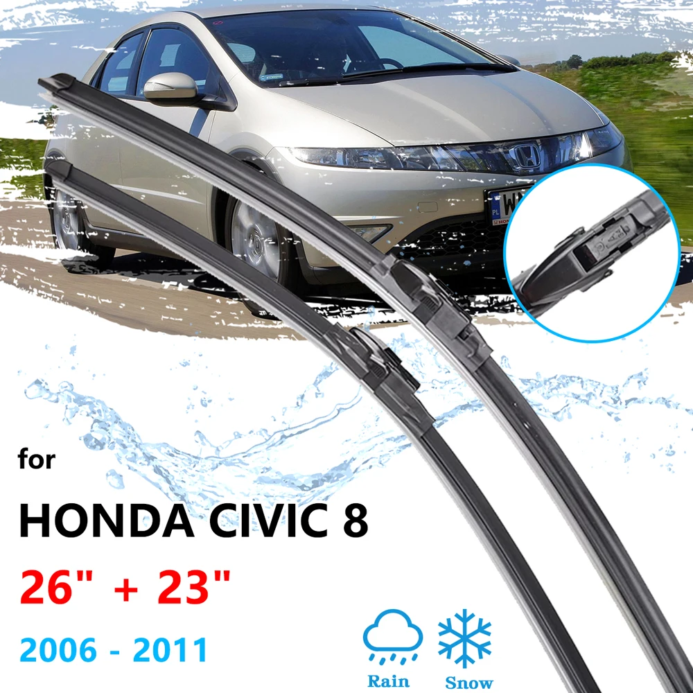 Щетки стеклоочистителя переднего стекла для Honda Civic 8 FK1 2 3 FN1 2 3 4 Европейского 2006 ~ 2011 хэтчбека, автомобильные аксессуары для лобового стекла
Щетки стеклоочистителя переднего стекла для Honda Civic 8 FK1 2 3 FN1 2 3 4 Европейского 2006 ~ 2011 хэтчбека, автомобильные аксессуары для лобового стекла