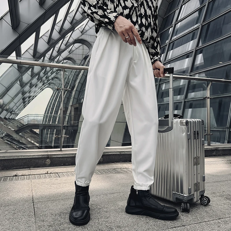 Hot Sale Summer Solid Loose Casual Joggers Harem Pants Men Clothing 2022 Simple All Match Drape Trousers Streetwear Black/White
Hot Sale Summer Solid Loose Casual Joggers Harem Pants Men Clothing 2022 Simple All Match Drape Trousers Streetwear Black/White