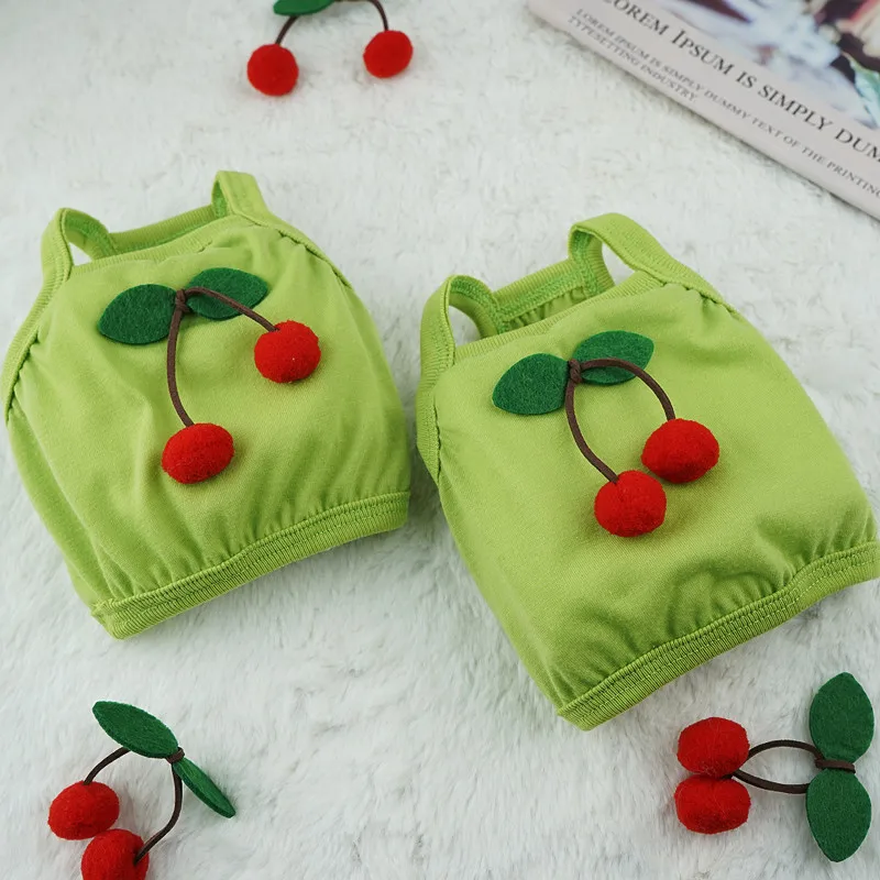 Summer New Style Pet Cherry Vest Dogs Suspenders Thin Clothes Vest for French Bulldog Chihuahua Dog Supplies Pet Dog Costumes
Summer New Style Pet Cherry Vest Dogs Suspenders Thin Clothes Vest for French Bulldog Chihuahua Dog Supplies Pet Dog Costumes
