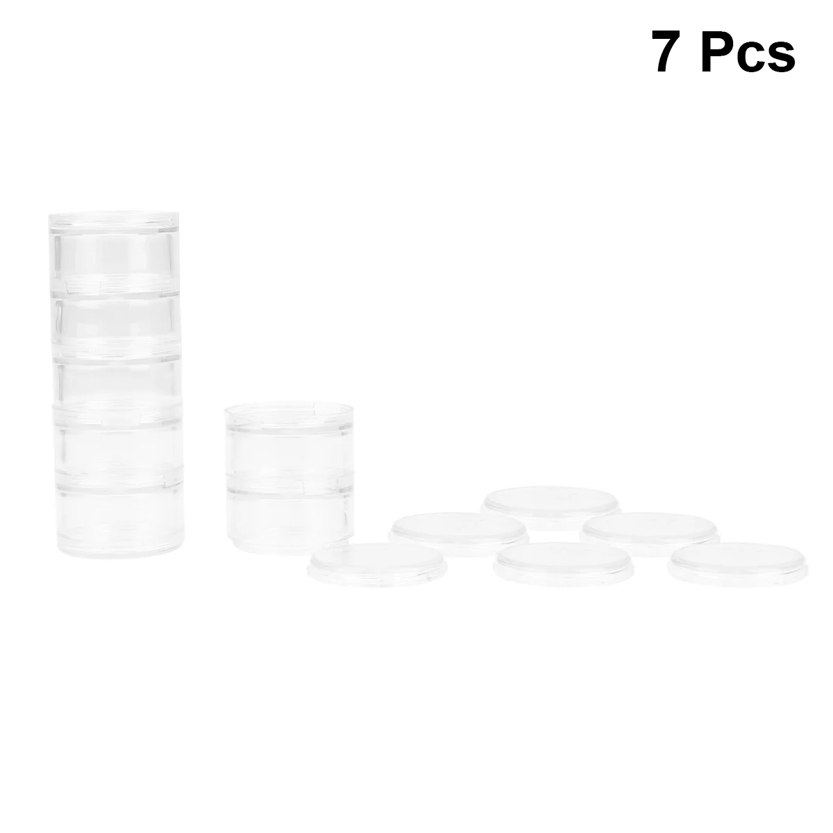 7 Days Organizer Portable Round Case Vitamin Box Container Weekly Planner for Oil Supplements 
7 Days Organizer Portable Round Case Vitamin Box Container Weekly Planner for Oil Supplements
