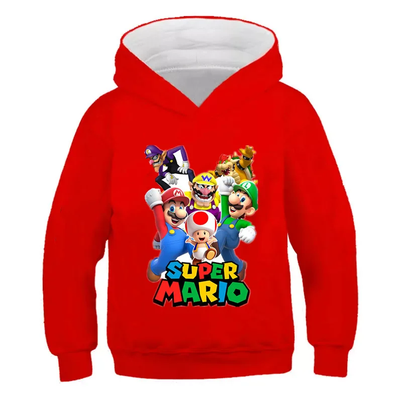 Mario-bros Hoodie Printing Children's Clothing Autumn Clothing Boys Girls Sweatshirt Kids Favorite Childhood Game Clothing
Mario-bros Hoodie Printing Children's Clothing Autumn Clothing Boys Girls Sweatshirt Kids Favorite Childhood Game Clothing