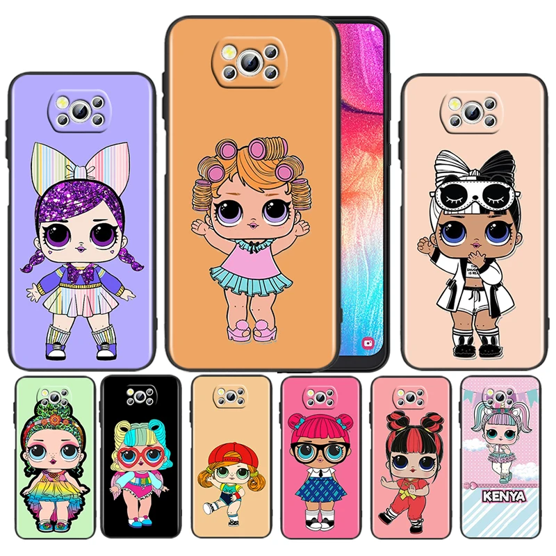 Girl LOL Surprise Doll Gift For Xiaomi Poco M4 X3 F3 GT NFC M3 C3 M2 F2 F1 X2 Pro Mi Mix3 Silicone Black Phone Case Funda Capa
Girl LOL Surprise Doll Gift For Xiaomi Poco M4 X3 F3 GT NFC M3 C3 M2 F2 F1 X2 Pro Mi Mix3 Silicone Black Phone Case Funda Capa