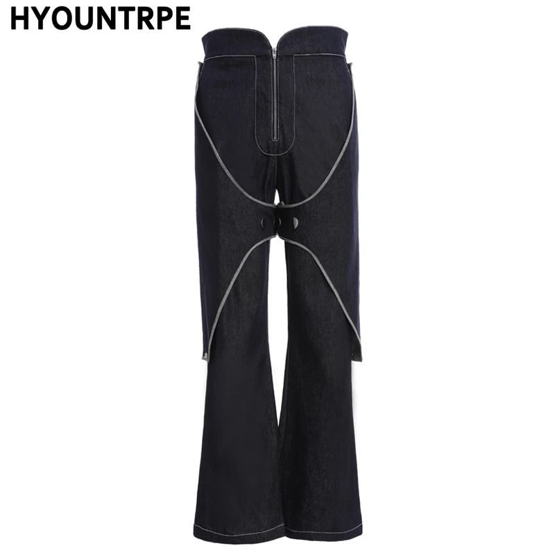 Unisex Casual Blue Denim Trousers Zipper Full Length Removable Flare Jeans Fashion Designer New Clothing Men Jeans Joggers
Unisex Casual Blue Denim Trousers Zipper Full Length Removable Flare Jeans Fashion Designer New Clothing Men Jeans Joggers