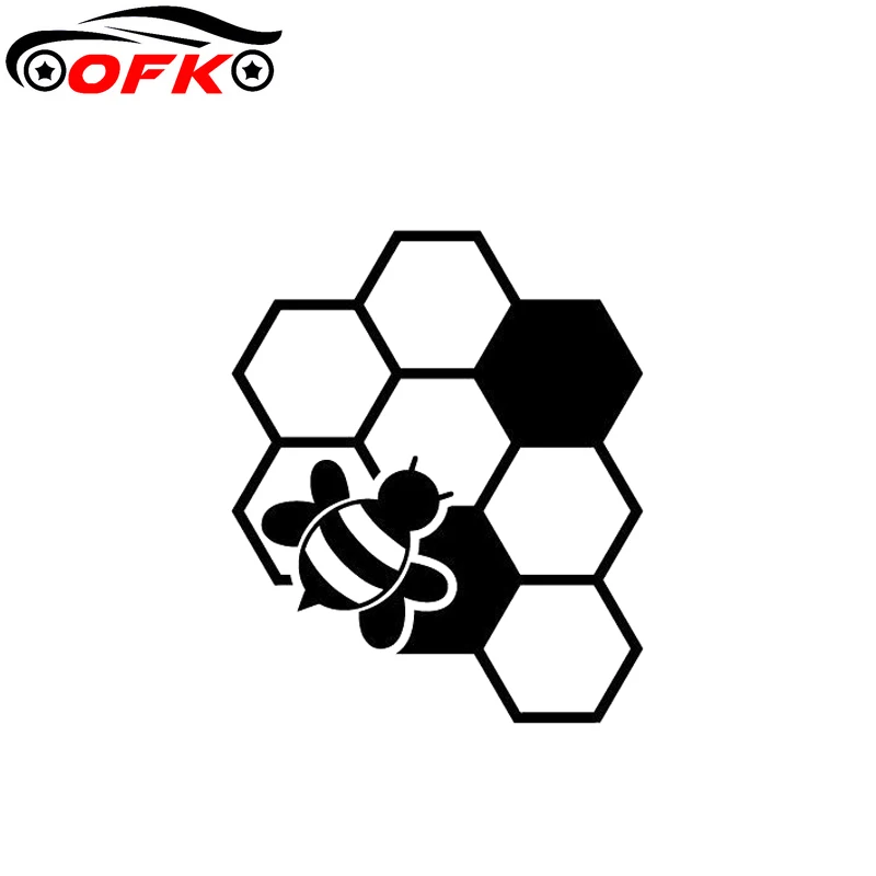 Lovely Honeybee Honeycomb Honey Nectar Vinyl Car Sticker Black/Silver 12CM*14.3CM
Lovely Honeybee Honeycomb Honey Nectar Vinyl Car Sticker Black/Silver 12CM*14.3CM
