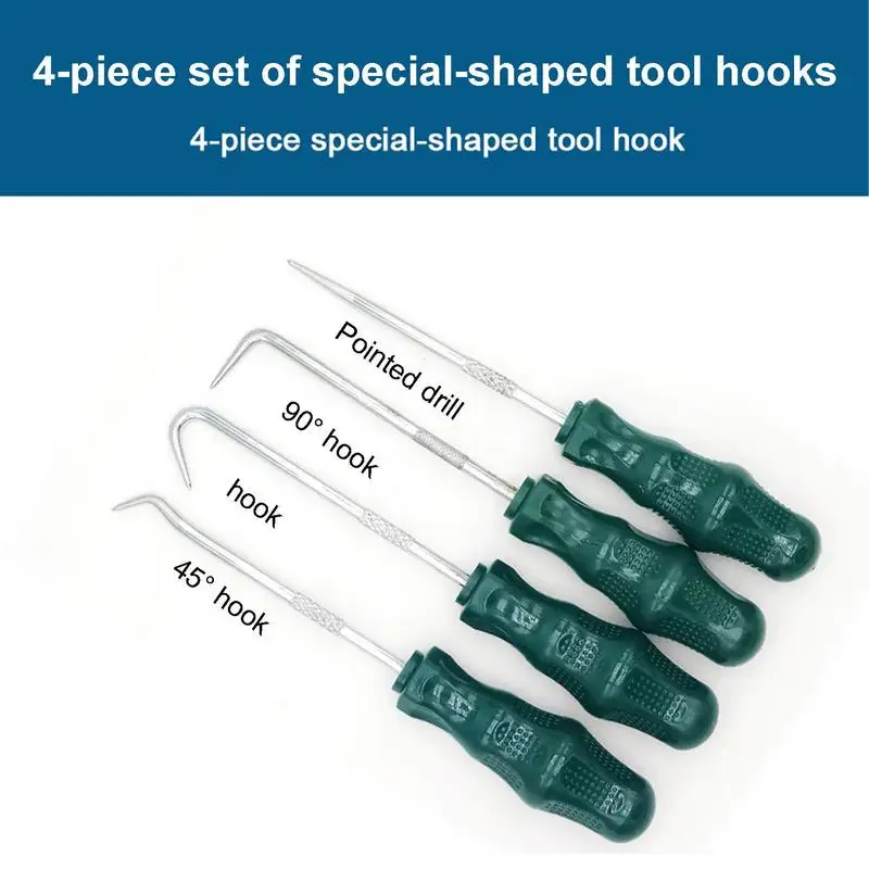 O Ring Seal Gasket Puller Remover 4PCS Car Auto Vehicle Oil Seal Screwdrivers Set Enhanced Gasket Extraction Mini Hooks Puller
O Ring Seal Gasket Puller Remover 4PCS Car Auto Vehicle Oil Seal Screwdrivers Set Enhanced Gasket Extraction Mini Hooks Puller