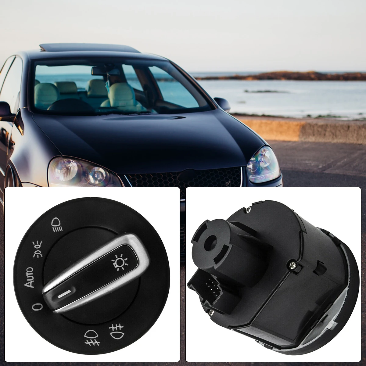 Headlight Switch Fog Light Knob Control Durable Fog Lamp for VW Golf MK5 MK6 Jetta MK5 Passat B6 Touran Caddy Tiguan MK1
Headlight Switch Fog Light Knob Control Durable Fog Lamp for VW Golf MK5 MK6 Jetta MK5 Passat B6 Touran Caddy Tiguan MK1