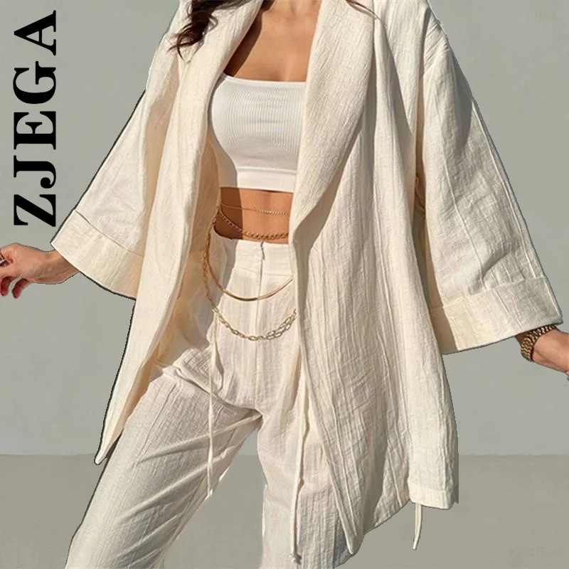 Zjega New Women Set High Waist Long Pants Simple Long Sleeve High Waist Pants Two Piece Set Casual Tracksuit Set Female
Zjega New Women Set High Waist Long Pants Simple Long Sleeve High Waist Pants Two Piece Set Casual Tracksuit Set Female