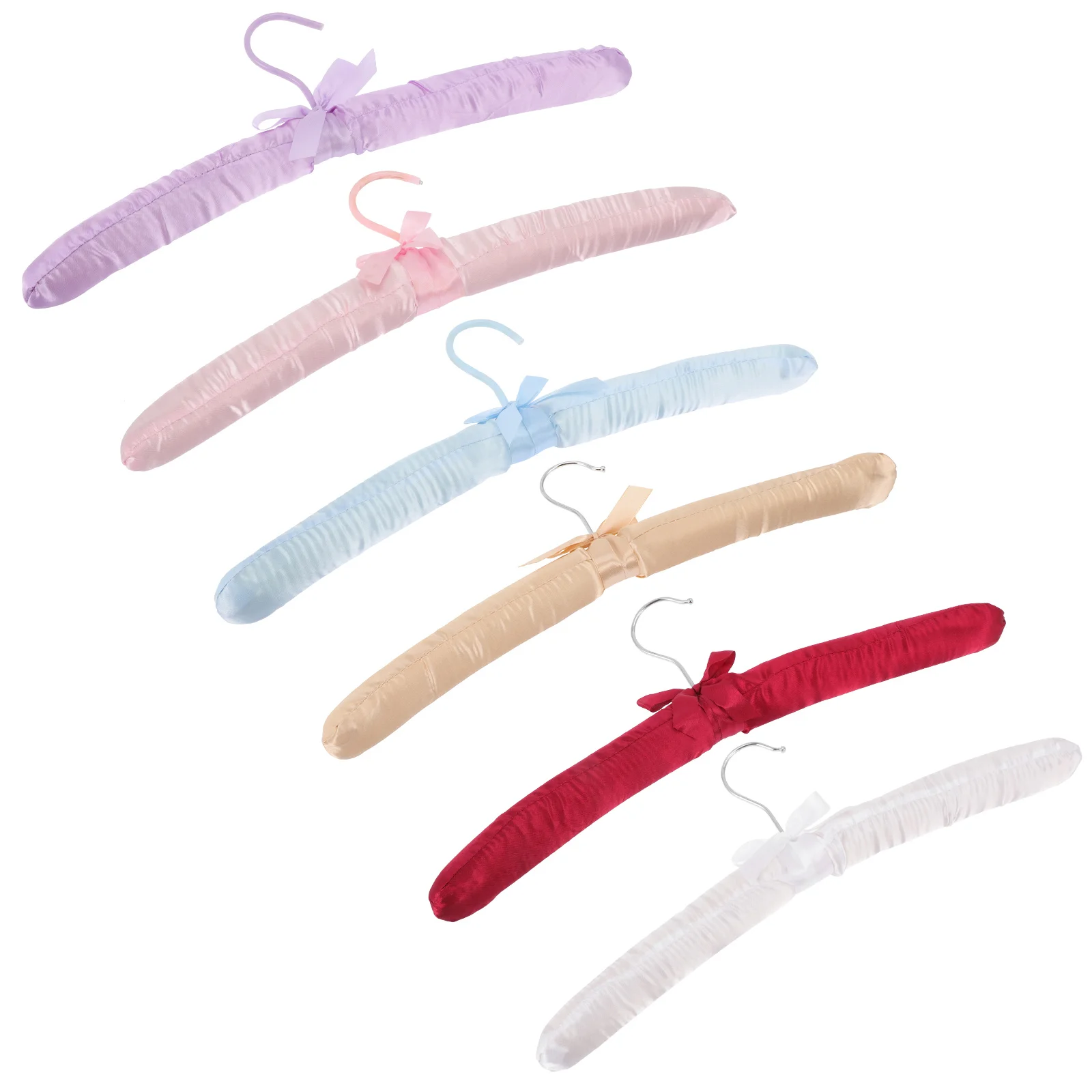 6Pcs Clothes Hanger Padded Clothes Tubular Hangers Metal Drying Rack Non- Laundry Hanging Racks for Closet Home
6Pcs Clothes Hanger Padded Clothes Tubular Hangers Metal Drying Rack Non- Laundry Hanging Racks for Closet Home