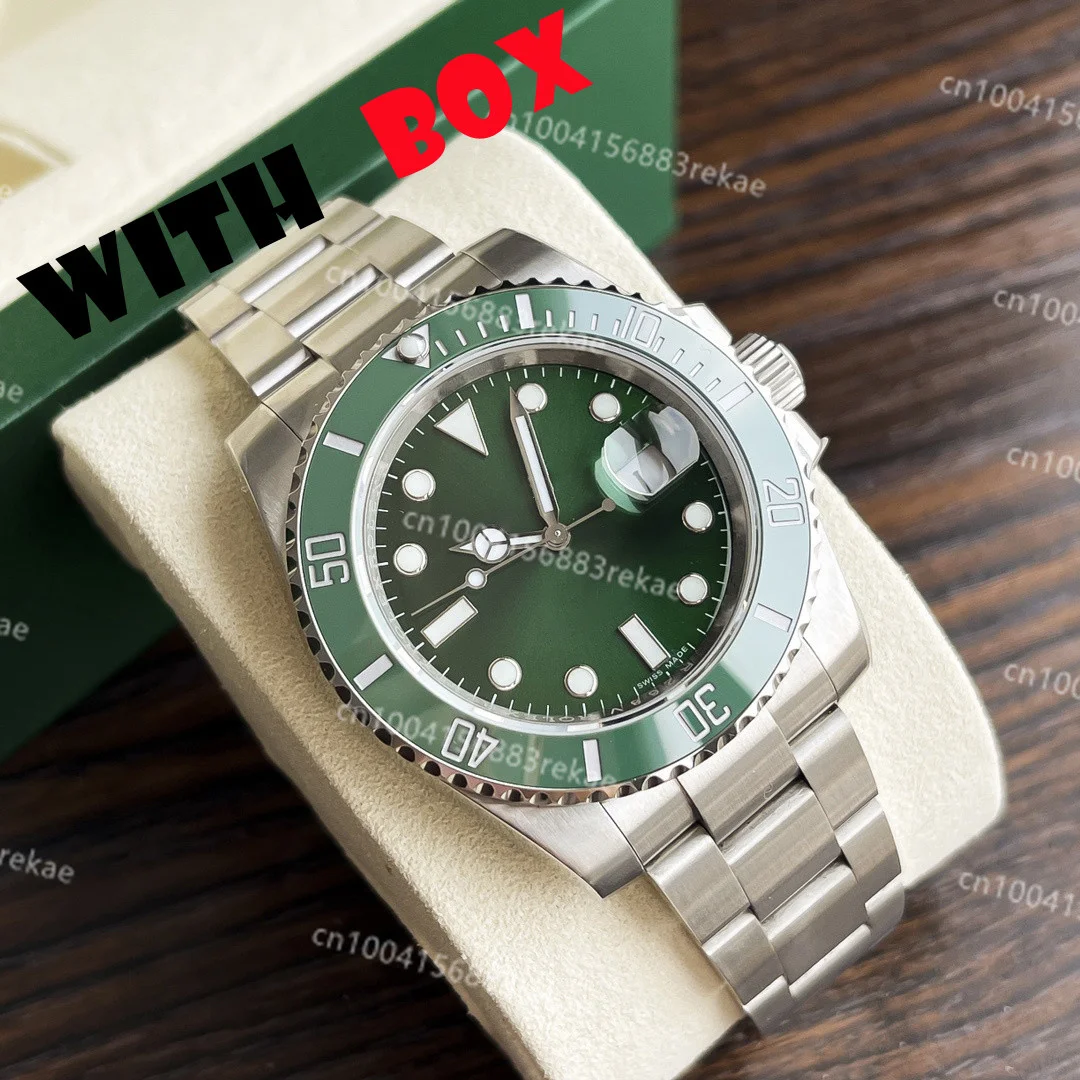 Men's green mechanical Role watch all stainless steel waterproof and bright sapphire movement 41mm box
Men's green mechanical Role watch all stainless steel waterproof and bright sapphire movement 41mm box