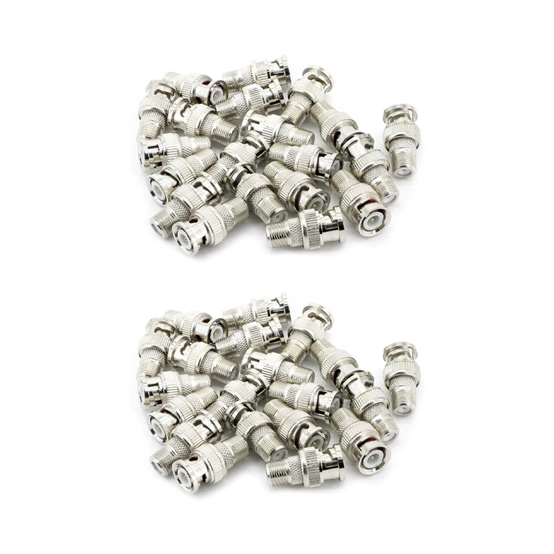 40Pcs BNC Male Plug To F Female Jack Adapter Coax Connector Coupler Adapters CCTV Camera (20PCS)
40Pcs BNC Male Plug To F Female Jack Adapter Coax Connector Coupler Adapters CCTV Camera (20PCS)