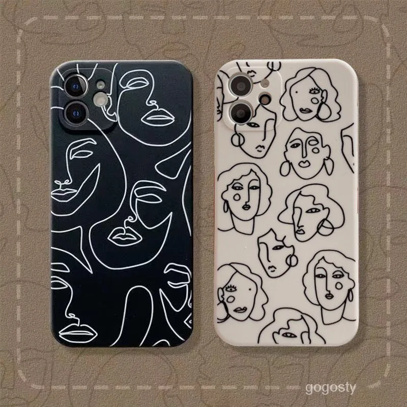 Luxury Soft Silicone Case for iPhone 13 12 11 Pro Max X XR XS 7 8 Plus SE 2020 Art Human Face Abstract Geometry Line Phone Cover
Luxury Soft Silicone Case for iPhone 13 12 11 Pro Max X XR XS 7 8 Plus SE 2020 Art Human Face Abstract Geometry Line Phone Cover