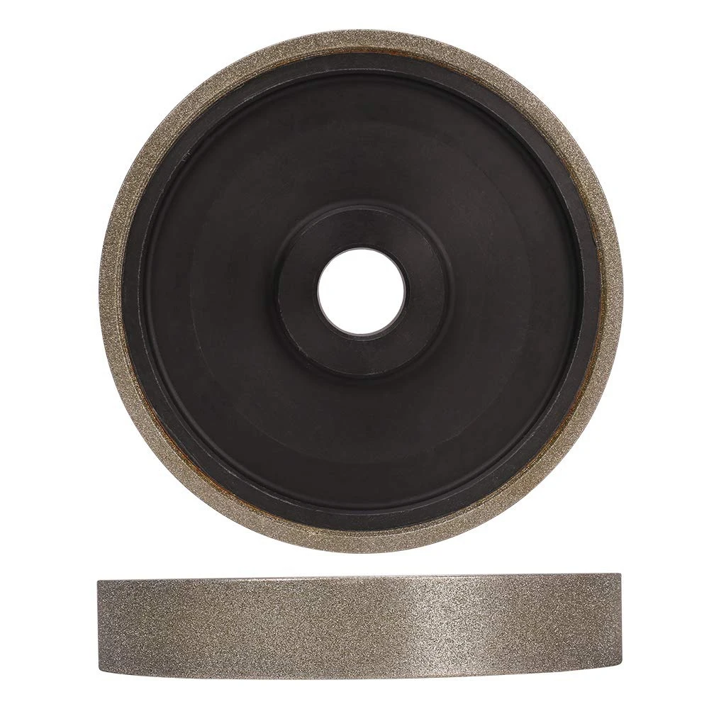 Diamond Lapidary Jewelry Grinding Wheel 6inch X1 inch with 1inch Arbor Hole (for Gem Granite Glass Stone Marble)-800
Diamond Lapidary Jewelry Grinding Wheel 6inch X1 inch with 1inch Arbor Hole (for Gem Granite Glass Stone Marble)-800