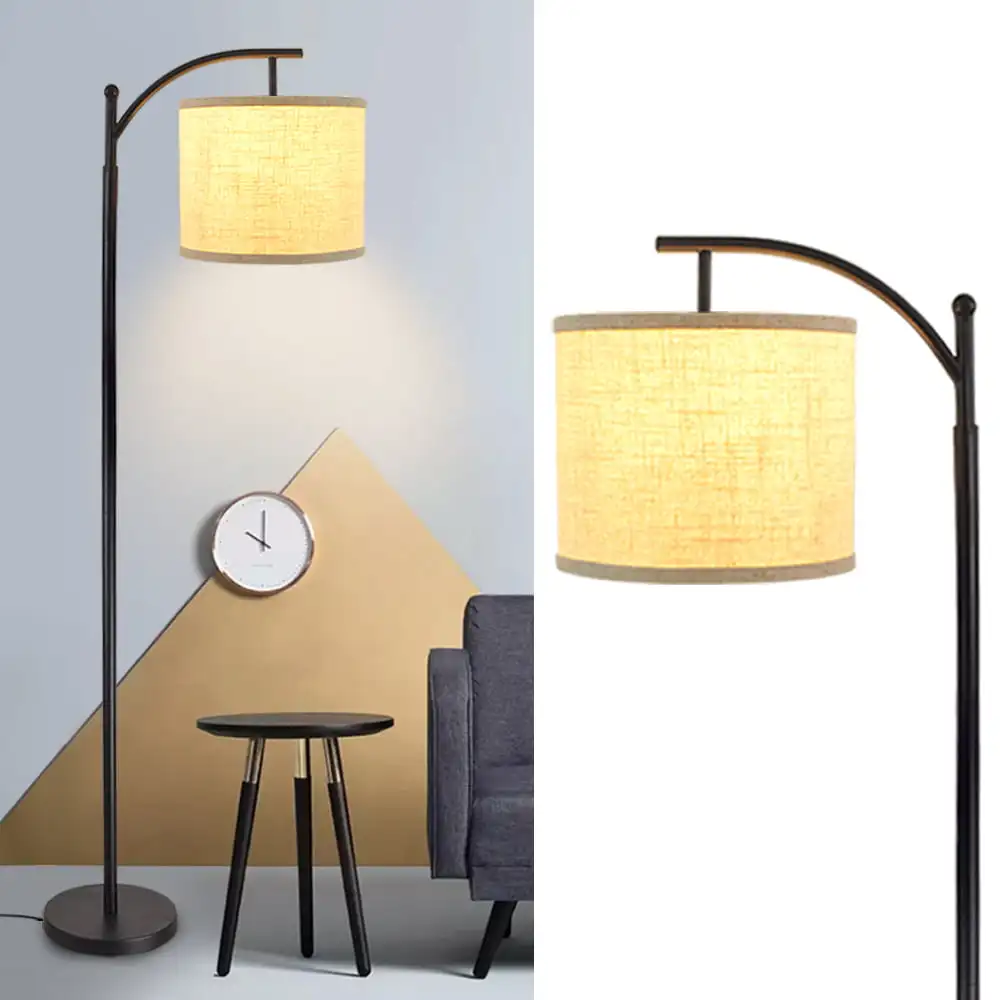 HMTX Black Arched Floor Lamps, Modern Floor Lamp, Fabric Hanging Lamp Shade for Living Room Bedroom Office
HMTX Black Arched Floor Lamps, Modern Floor Lamp, Fabric Hanging Lamp Shade for Living Room Bedroom Office