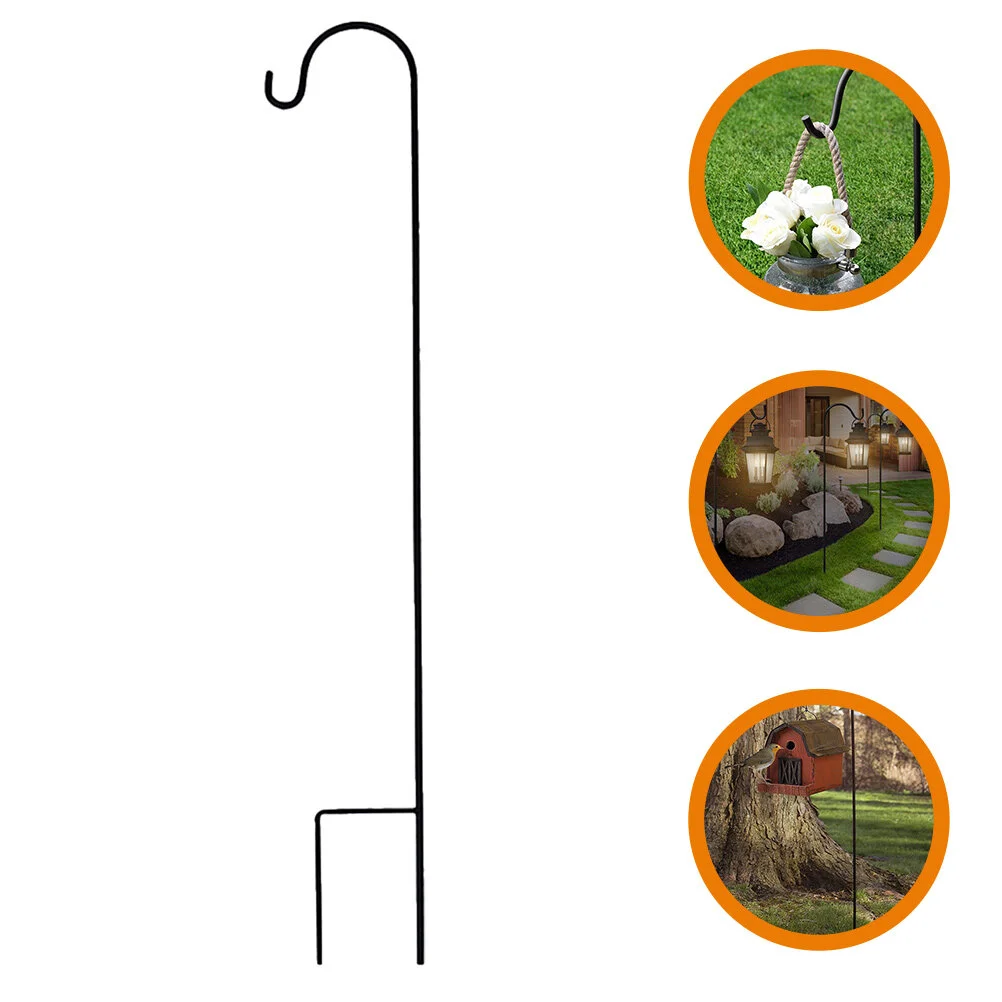 Shepherd Hook Hangers Plants Iron Garden Inserted Street Light Metal Lantern Ground Hanging Storage Streetlamp
Shepherd Hook Hangers Plants Iron Garden Inserted Street Light Metal Lantern Ground Hanging Storage Streetlamp