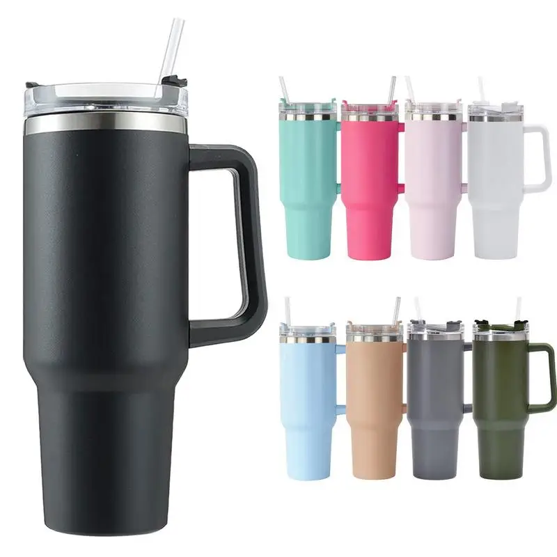 Stainless Steel Vacuum Insulated Cup Double Wall Travel Flask Car Coffee Mug Tumbler with Handle for Hot Iced Coffee(Multicolor) 
Stainless Steel Vacuum Insulated Cup Double Wall Travel Flask Car Coffee Mug Tumbler with Handle for Hot Iced Coffee(Multicolor)
