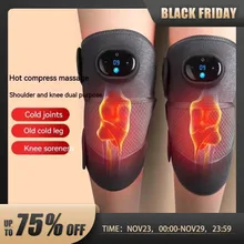 1PC Heated Knee Joint Massage Shoulder Stand 3-1 Knee Joint Elbow Shoulder USB Charging 3 Gears Adjustable