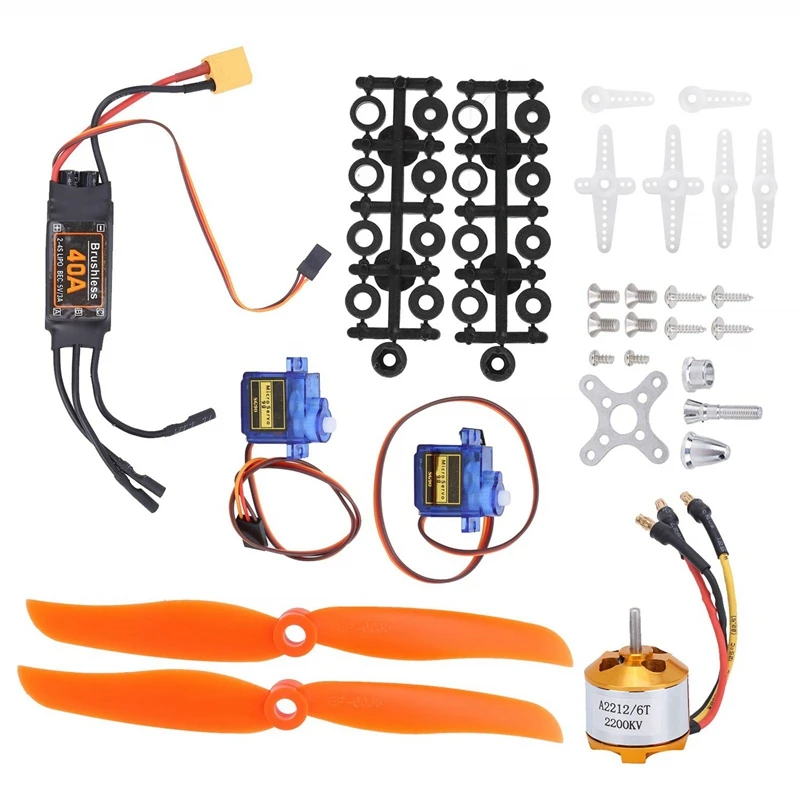 Electric Motor Kit SG90 Servo 2212 KV2200 Brushless Motor 6035 Propeller Accessories Kit For Rc Airplane Motor
Electric Motor Kit SG90 Servo 2212 KV2200 Brushless Motor 6035 Propeller Accessories Kit For Rc Airplane Motor