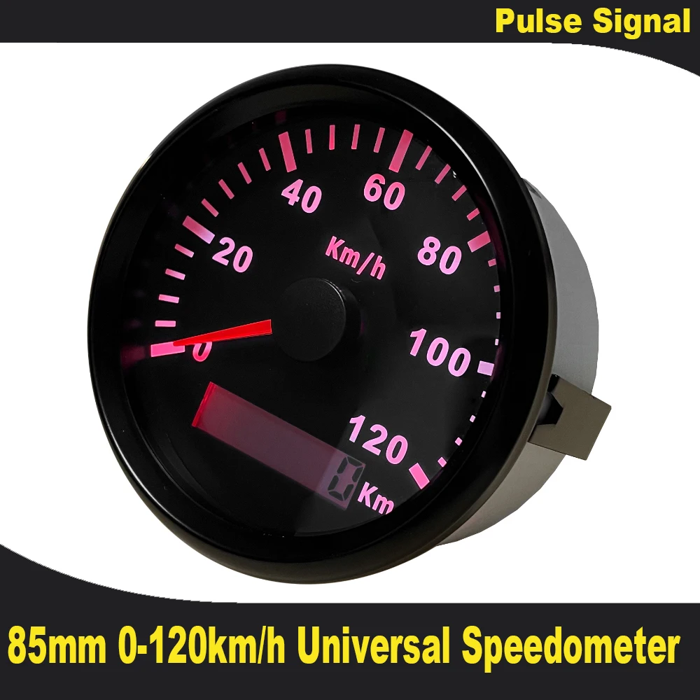 Universal 85mm Speedometer Odometer Speedo Gauge 120km/h 200km/h for Car Truck Motor with Red Backlight 12V 24V (Pulse Signal)
Universal 85mm Speedometer Odometer Speedo Gauge 120km/h 200km/h for Car Truck Motor with Red Backlight 12V 24V (Pulse Signal)