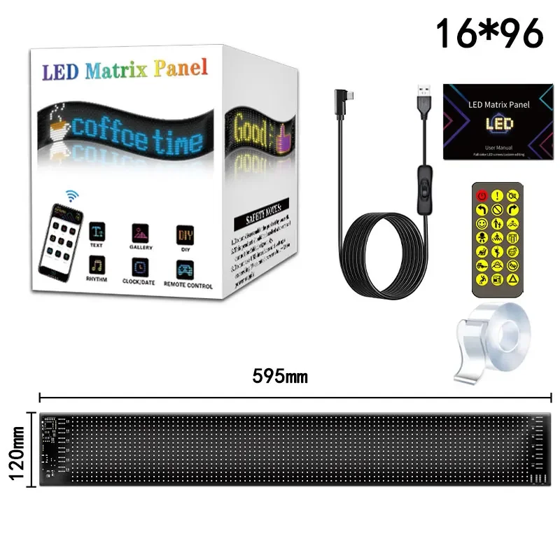 Светодиодные глаза для грузовика Светодиодная матричная панель RGB Светодиодная автомобильная панель DIY Программируемое управление через приложение Bluetooth Прокрутка света
Светодиодные глаза для грузовика Светодиодная матричная панель RGB Светодиодная автомобильная панель DIY Программируемое управление через приложение Bluetooth Прокрутка света