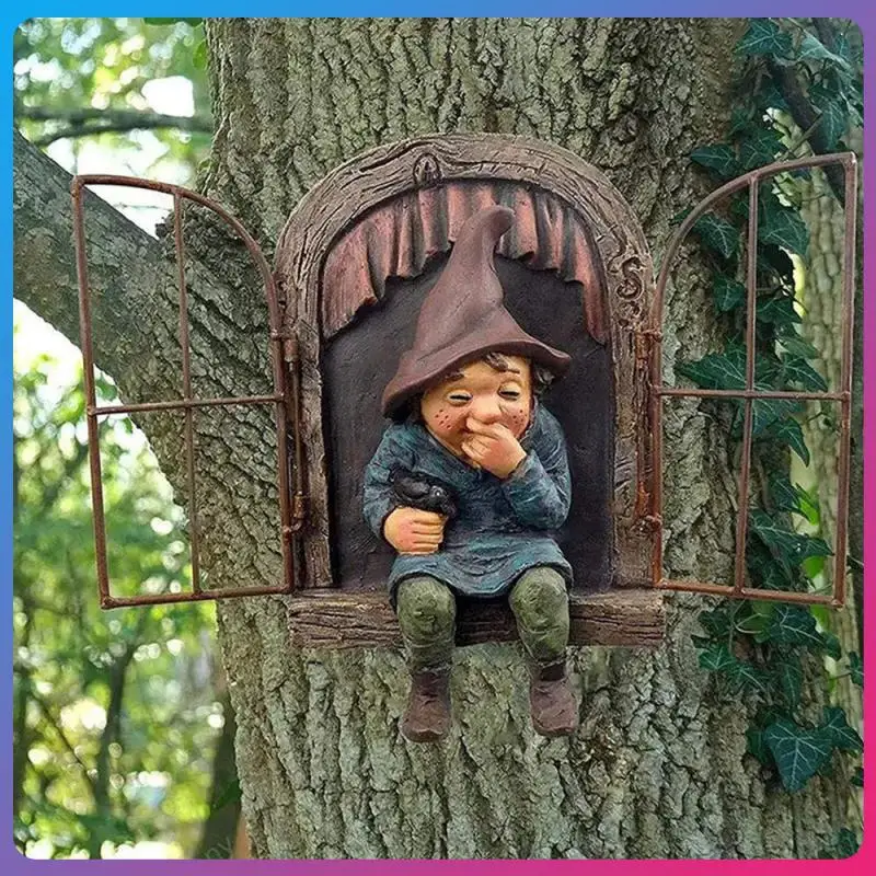 Creative Micro Landscape Sculpture Flip Window Dwarf Courtyard Hanging Crafts Art Ornaments Resin Beautiful Garden Statues
Creative Micro Landscape Sculpture Flip Window Dwarf Courtyard Hanging Crafts Art Ornaments Resin Beautiful Garden Statues