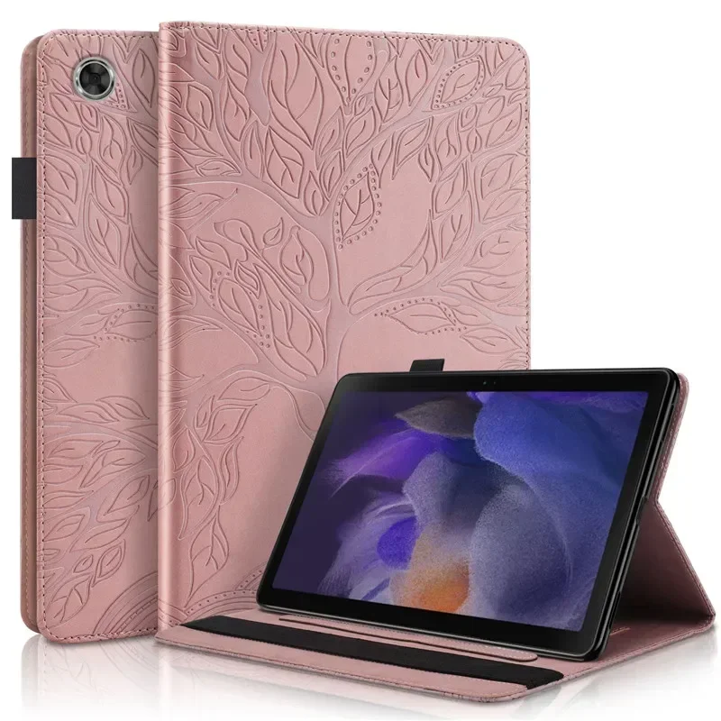 Чехол для Samsung Galaxy Tab A9 8 7 " чехол планшета с рельефным деревом флип-кошелек