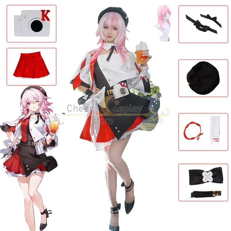 March 7th Danheng Cosplay Costume Honkai Star Rail Cosplay Dress Uniform Earrings Guards Underworld Halloween Women Set
March 7th Danheng Cosplay Costume Honkai Star Rail Cosplay Dress Uniform Earrings Guards Underworld Halloween Women Set