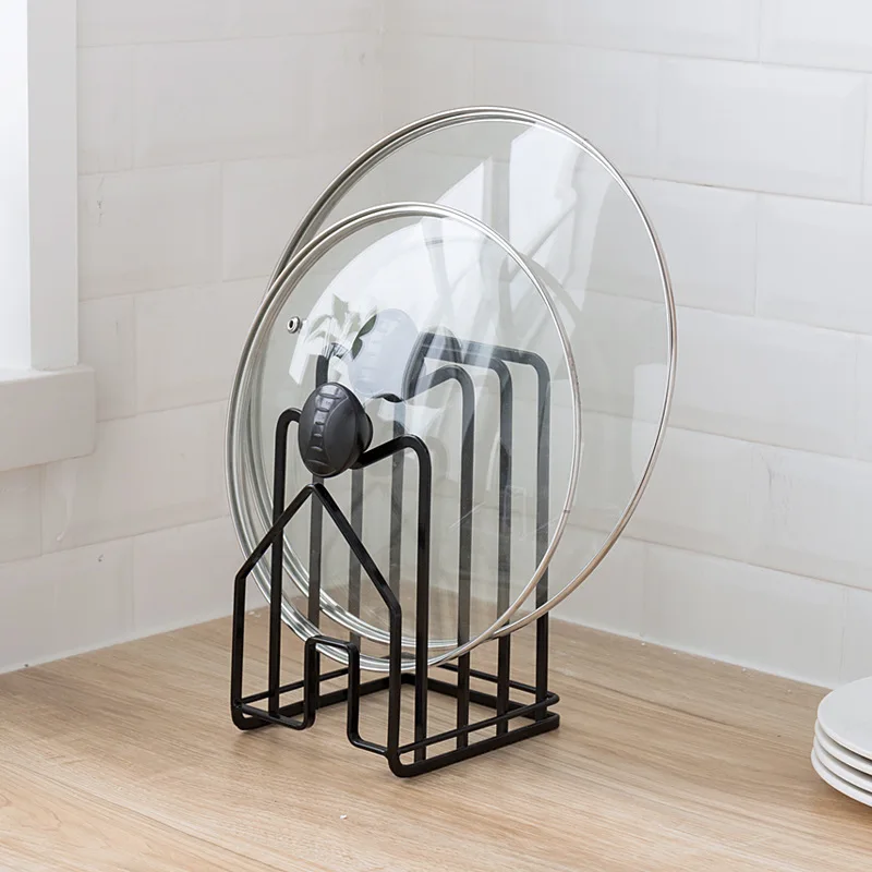 Multi Layer Pot Lid Holder Space Saving Iron Rack Shelf Stand Rustproof Cutting Board Practical Home Storage Kitchen Organizer
Multi Layer Pot Lid Holder Space Saving Iron Rack Shelf Stand Rustproof Cutting Board Practical Home Storage Kitchen Organizer