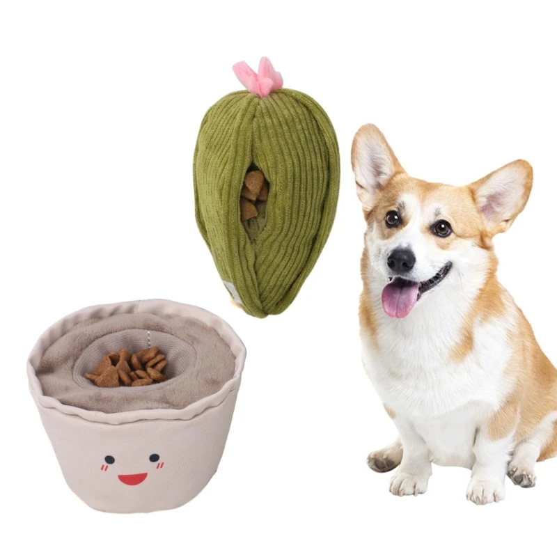 Dog Snuffle Toy Lovely Cactus Shape Toy for Small Medium Dogs Digging Toy Encouraging Foraging Skill Slow Feeding
Dog Snuffle Toy Lovely Cactus Shape Toy for Small Medium Dogs Digging Toy Encouraging Foraging Skill Slow Feeding