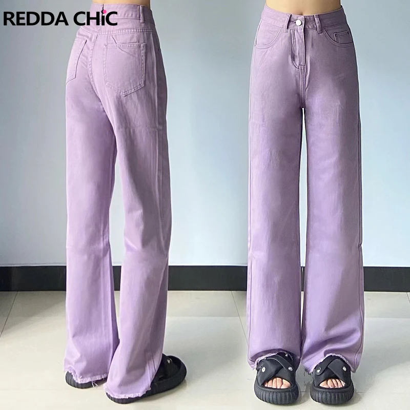 Базовые фиолетовые мешковатые джинсы REDDACHiC, прямые длинные брюки с высокой талией, Корейская уличная одежда, широкие брюки для женщин, Минималистичная одежда
Базовые фиолетовые мешковатые джинсы REDDACHiC, прямые длинные брюки с высокой талией, Корейская уличная одежда, широкие брюки для женщин, Минималистичная одежда