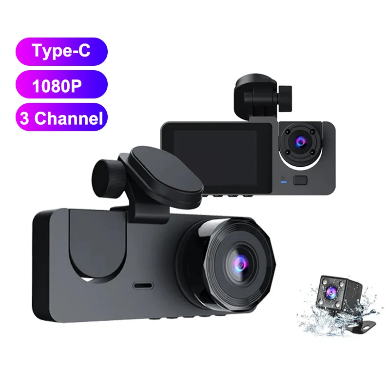 3 Lens Car Video recorder HD1080P Dash Cam Car Black Box 2.0inch IPS Camera Recorder Night Vision G-sensor Loop Recording Dvr
3 Lens Car Video recorder HD1080P Dash Cam Car Black Box 2.0inch IPS Camera Recorder Night Vision G-sensor Loop Recording Dvr