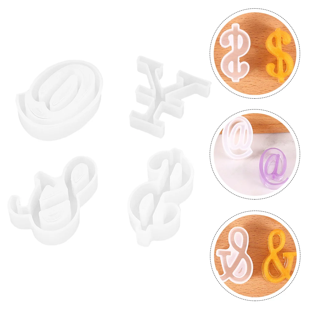4pcs Silicone Epoxy Mold DIY Symbol Mold Craft Sign Mold Table Decoration for Christmas Accessories Gifts
4pcs Silicone Epoxy Mold DIY Symbol Mold Craft Sign Mold Table Decoration for Christmas Accessories Gifts