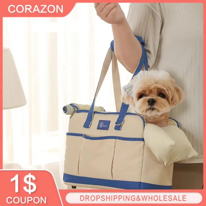 Portable Cat Puppy Sling Bag Soft Beige Dog Carrier Bags Pet Accessories Dog Handbags Convenient Cotton Portable Pet Package
Portable Cat Puppy Sling Bag Soft Beige Dog Carrier Bags Pet Accessories Dog Handbags Convenient Cotton Portable Pet Package
