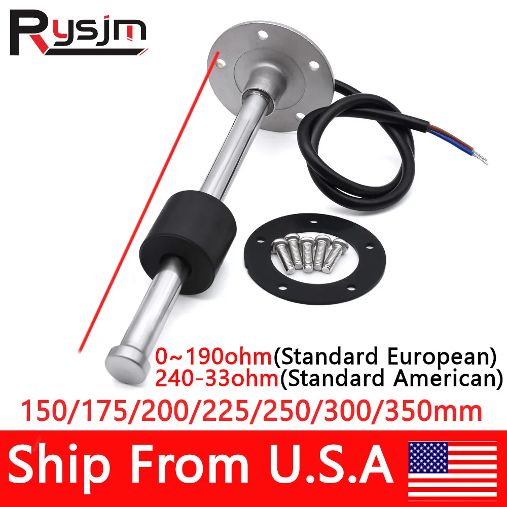 Датчик уровня топлива 52 мм, датчик уровня воды 300/275/250/225/200/150 мм 0-ом, индикатор уровня топлива в баке для жидкого масла, красная подсветка 
Датчик уровня топлива 52 мм, датчик уровня воды 300/275/250/225/200/150 мм 0-ом, индикатор уровня топлива в баке для жидкого масла, красная подсветка