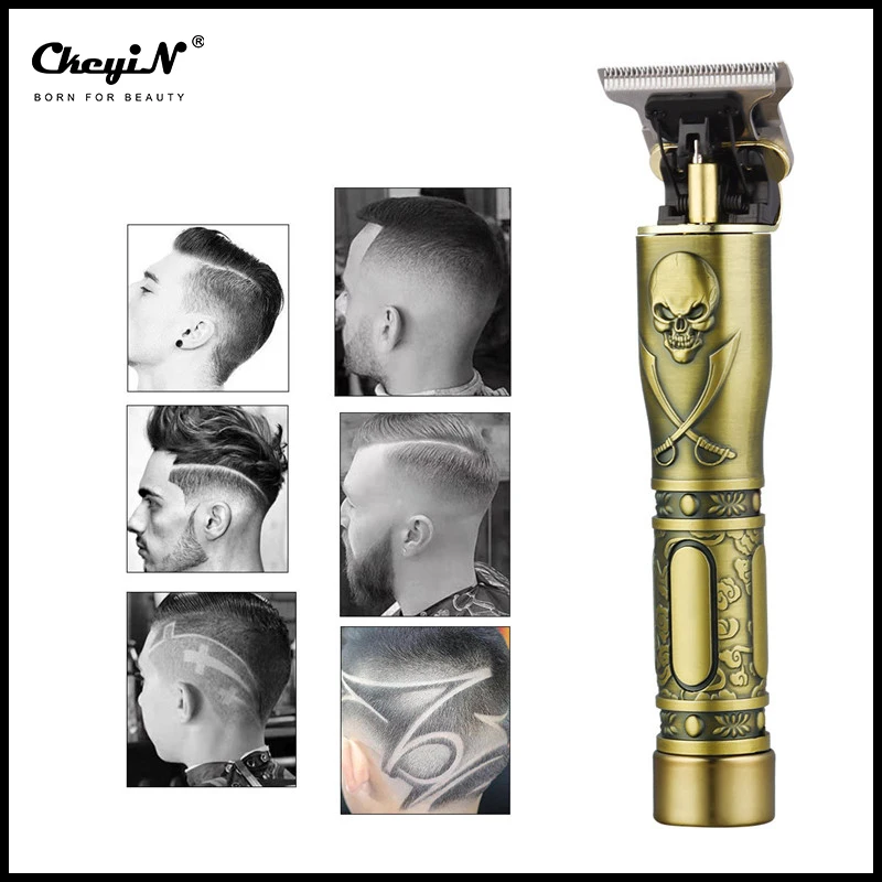 

CkeyiN men's shaver hair clipper T-type 0 head 2 hours fast charge stainless steel bracket is not easy to rust and deform
