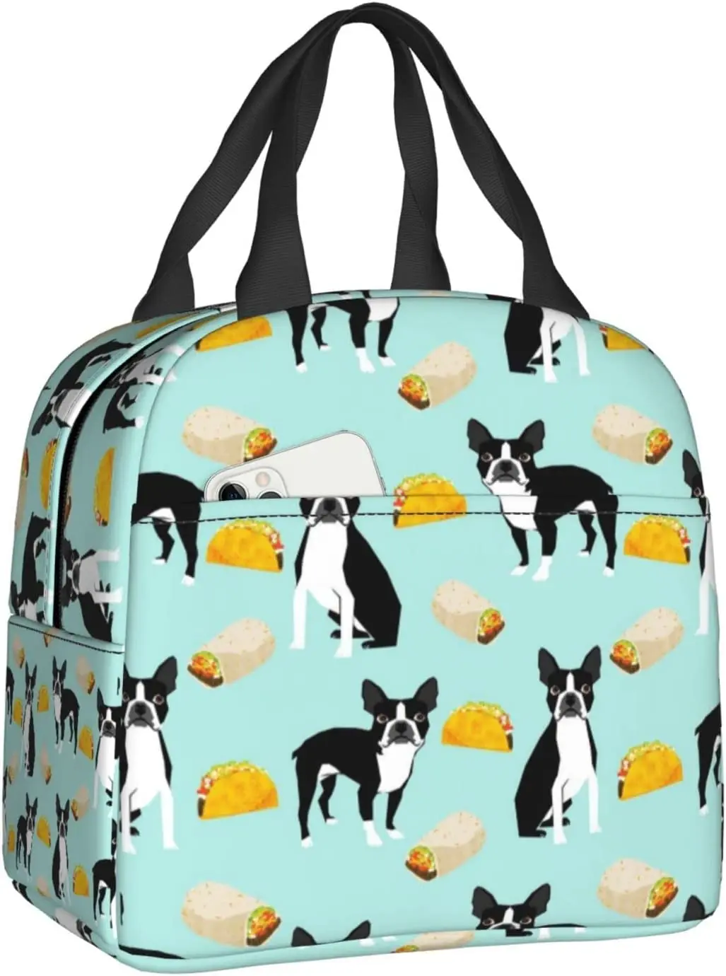 Boston Terrier Tacos Insulated Lunch Bag For Girls Reusable Lunchbox Work Cooler Tote Bags Boys Picnic Travel Thermal Box
Boston Terrier Tacos Insulated Lunch Bag For Girls Reusable Lunchbox Work Cooler Tote Bags Boys Picnic Travel Thermal Box