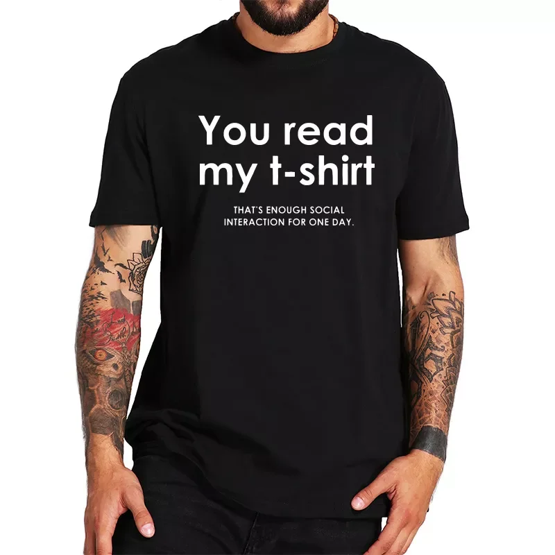 NEW IN Cotton T Shirt Humor Funny Design High Quality Tops Streetwear Soft Sweat Gifts Tshirt Homme
NEW IN Cotton T Shirt Humor Funny Design High Quality Tops Streetwear Soft Sweat Gifts Tshirt Homme