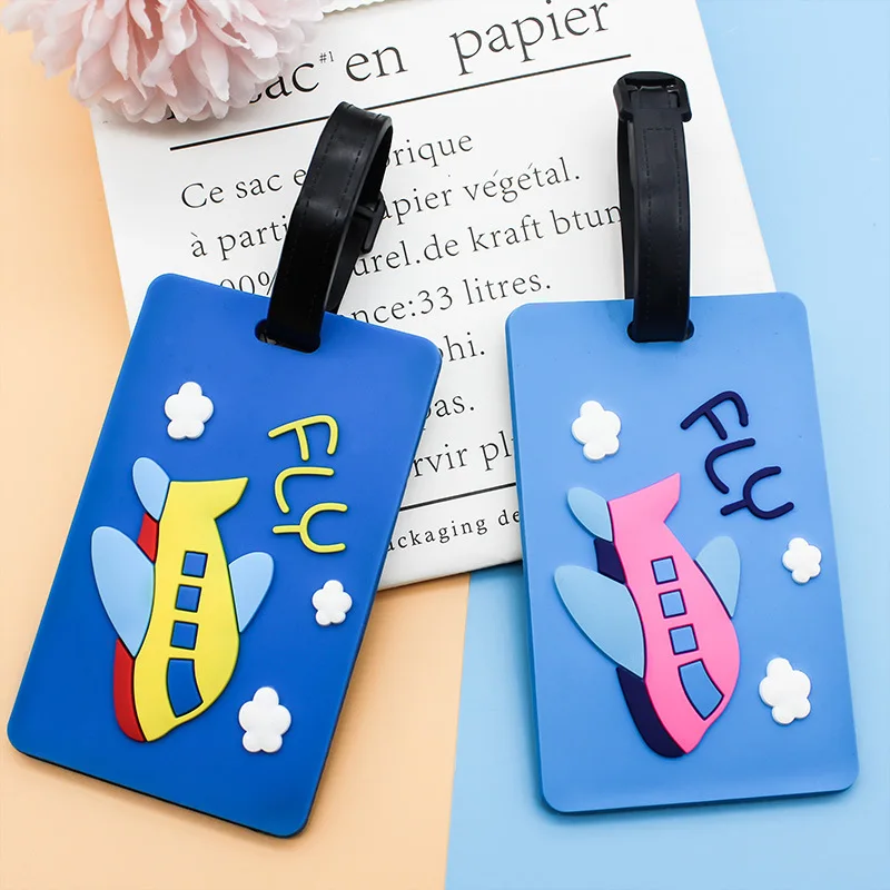 Cartoon Creative Boarding Pass Suitcase Cartoon Luggage Tags Design ID Identifier Label Tag Address Holder Travel Accessories
Cartoon Creative Boarding Pass Suitcase Cartoon Luggage Tags Design ID Identifier Label Tag Address Holder Travel Accessories