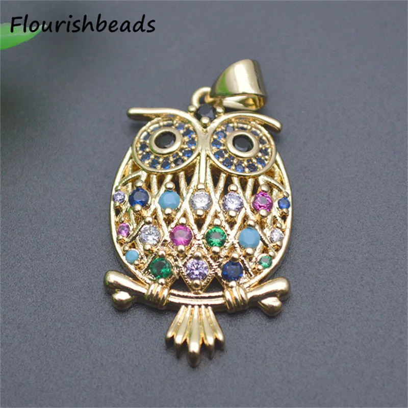 Good Quality Nickel Free Anti Fading Colorful CZ Pave Gold Plated Animal Owl Metal Charms Jewelry Making Accessories 20pcs
Good Quality Nickel Free Anti Fading Colorful CZ Pave Gold Plated Animal Owl Metal Charms Jewelry Making Accessories 20pcs