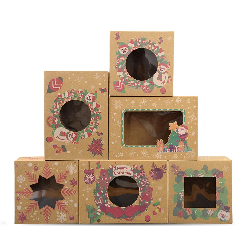 3pcs Christmas Kraft Paper Cookie Candy Box Gift Bags Santa Claus Package Boxes Merry Christmas Decor New Year Kids Gift Navidad
3pcs Christmas Kraft Paper Cookie Candy Box Gift Bags Santa Claus Package Boxes Merry Christmas Decor New Year Kids Gift Navidad