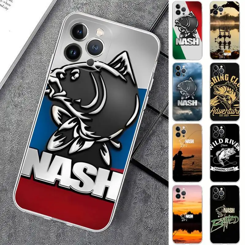 Nash Fishing Logo Phone Case For iPhone 14 13 12 Mini 11 Pro XS Max X XR SE 6 7 8 Plus Soft Silicone Cover
Nash Fishing Logo Phone Case For iPhone 14 13 12 Mini 11 Pro XS Max X XR SE 6 7 8 Plus Soft Silicone Cover