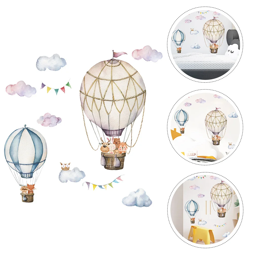 1 Set Wall Sticker Decorative DIY Hot Air Balloon Pattern Kids' Room Animal Kindergarten Cartoon Wall Sticker
1 Set Wall Sticker Decorative DIY Hot Air Balloon Pattern Kids' Room Animal Kindergarten Cartoon Wall Sticker
