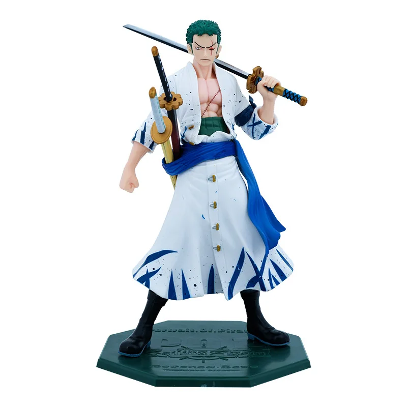 24cm One Piece White Roronoa Zoro Three Swordsman Swordsman Boxed Hand-made Anime Wall Model Birthday Gift
24cm One Piece White Roronoa Zoro Three Swordsman Swordsman Boxed Hand-made Anime Wall Model Birthday Gift