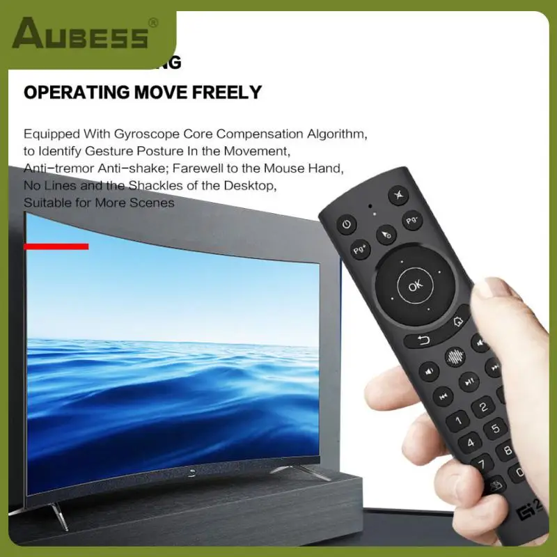L Bt5.0 Remote Control Smart Voice High Sensitive Wireless Air Mouse Gyroscope Smooth High Quality For Android Tv Box 2.4g
L Bt5.0 Remote Control Smart Voice High Sensitive Wireless Air Mouse Gyroscope Smooth High Quality For Android Tv Box 2.4g