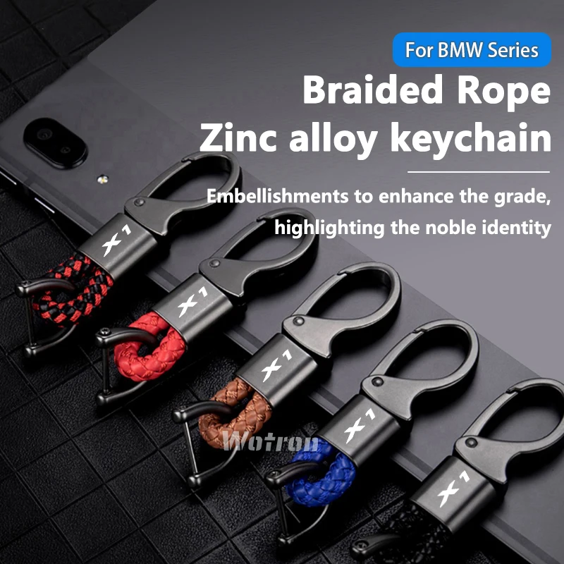 New Hand-Woven Leather Car Keychain For BMW X1 E84 F49 Men Women Rope Key Waist Key Chain Keyrings Interior Accessories
New Hand-Woven Leather Car Keychain For BMW X1 E84 F49 Men Women Rope Key Waist Key Chain Keyrings Interior Accessories