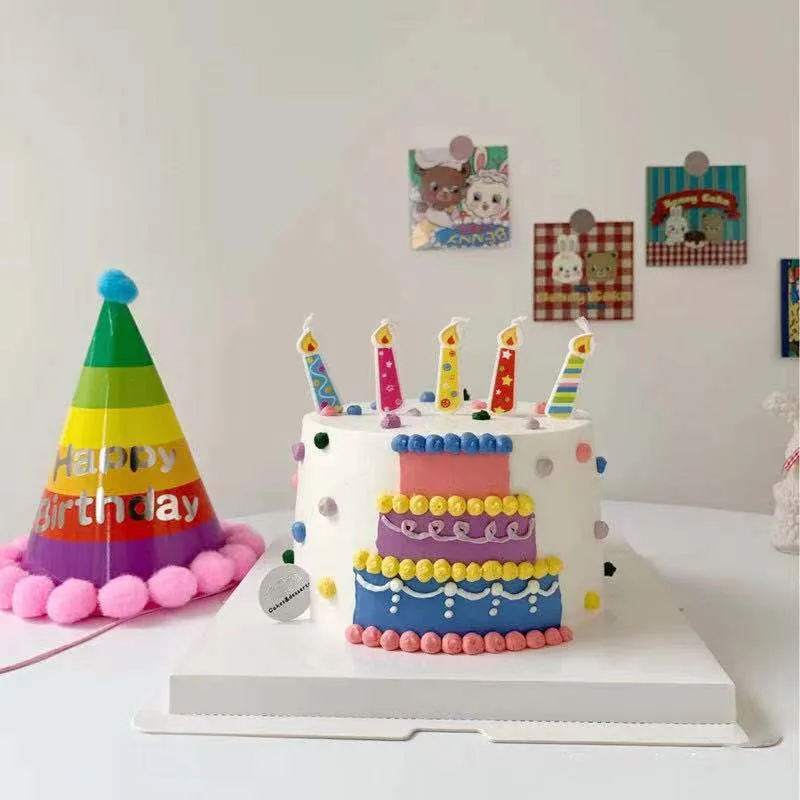 5Pcs Colorful Printed Candles Birthday Cake Cartoon Decor Candle Dessert Decorations Smokeless Safe Flame Candles Party Supplies
5Pcs Colorful Printed Candles Birthday Cake Cartoon Decor Candle Dessert Decorations Smokeless Safe Flame Candles Party Supplies